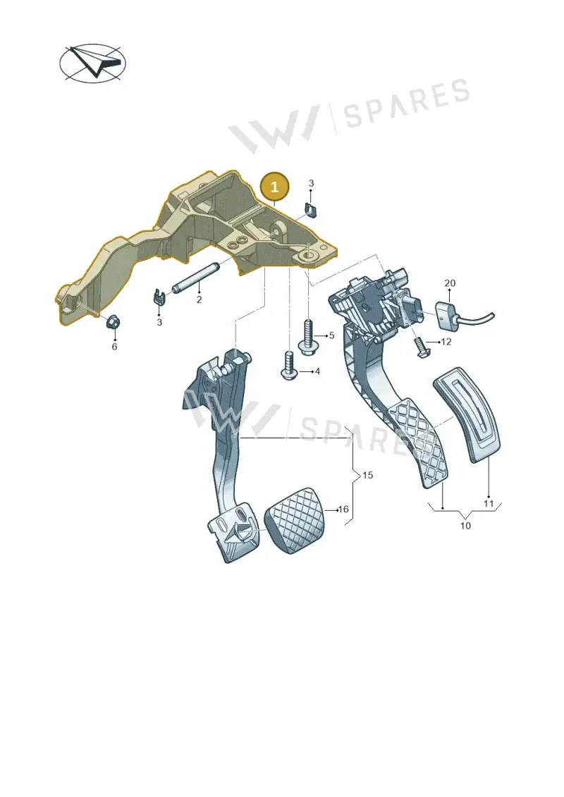 8B1723117 — Audi A5 Limousine (2024-2025) diagram 8wh721500, position 1