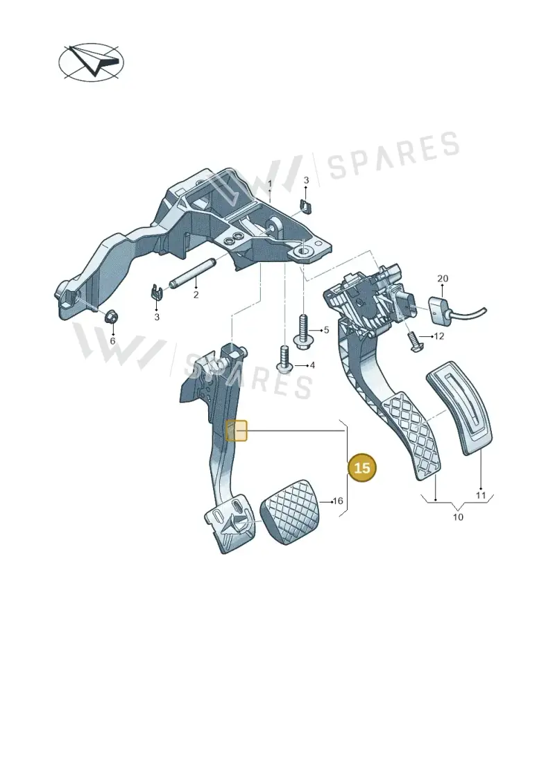 8B1723140 — Audi A5 Limousine (2024-2025) diagram 8wh721500, position 15