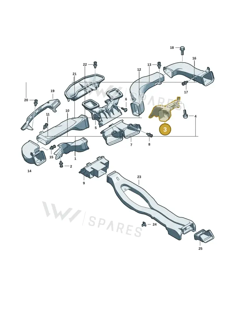 8B1819152 — Audi A5 Limousine (2024-2025) diagram 8wk857120, position 3