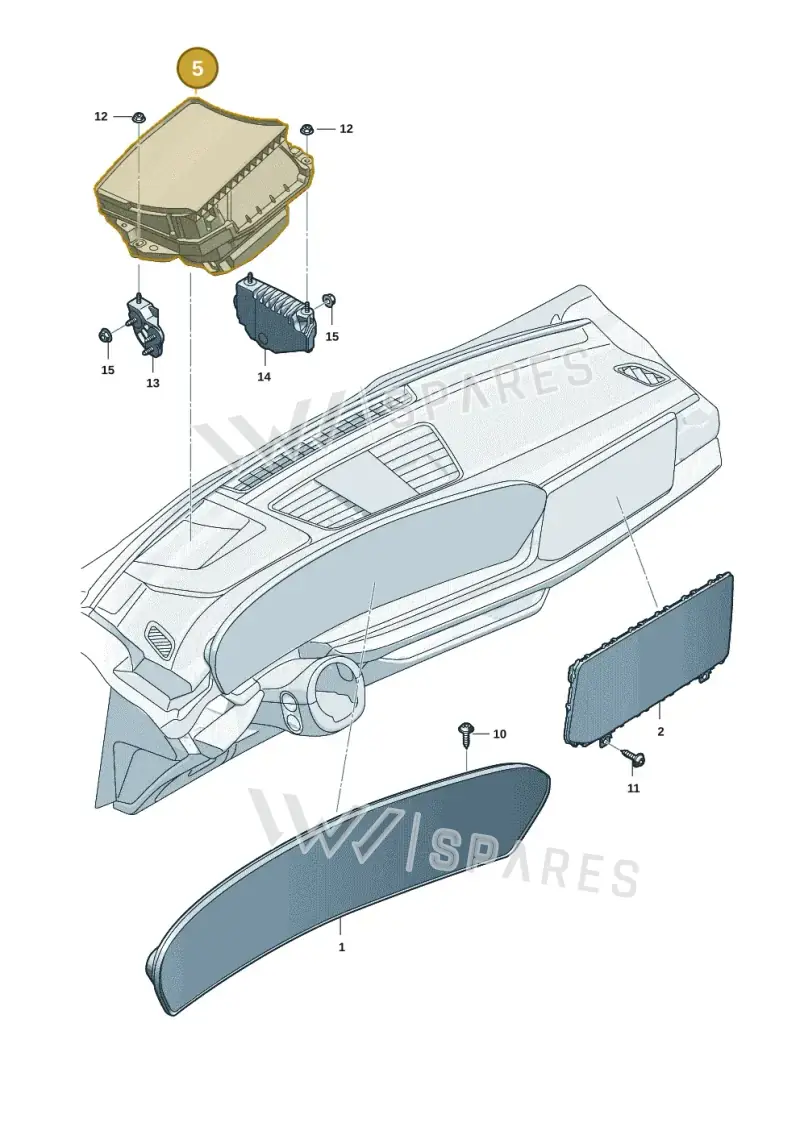 8B1919617D — Audi A5 Limousine (2024-2025) diagram 8wk919000, position 5