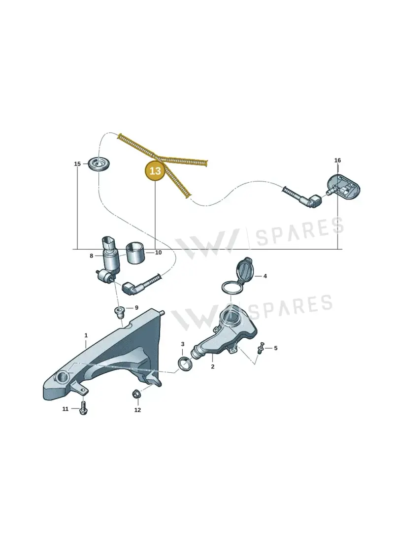 8B1955953 — Audi A5 Limousine (2024-2025) diagram 8wk955010, position 13