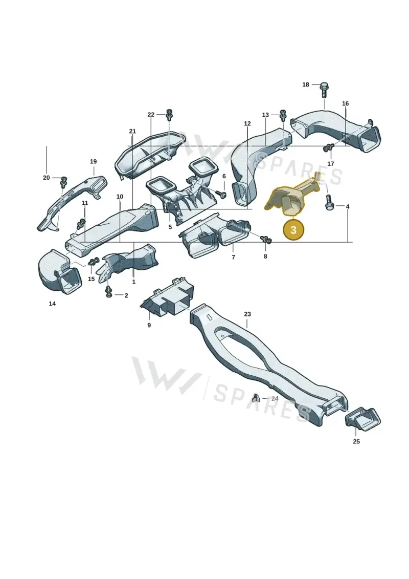 8B2819151 — Audi A5 Limousine (2024-2025) diagram 8wk857120, position 3