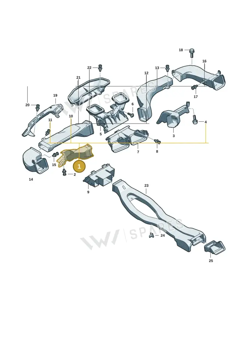 8B2819152 — Audi A5 Limousine (2024-2025) diagram 8wk857120, position 1