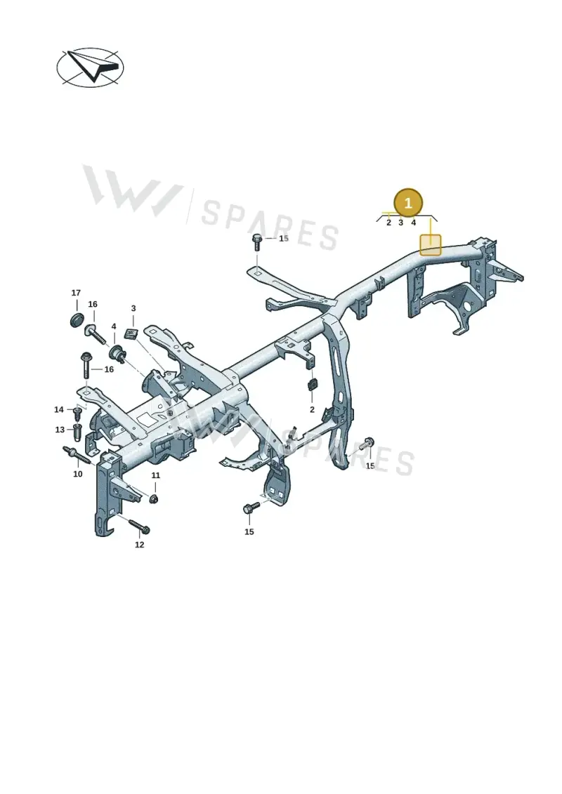 8B2857017 — Audi A5 Limousine (2024-2025) diagram 8wk857000, position 1