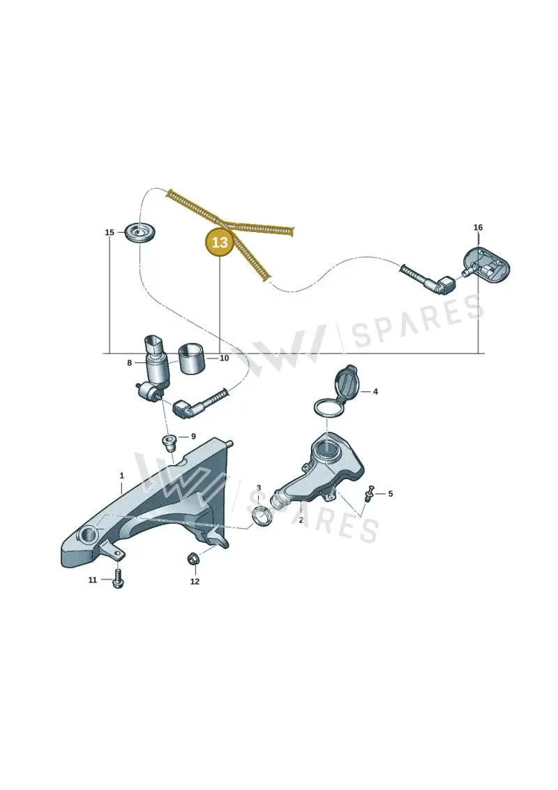 8B2955953 — Audi A5 Limousine (2024-2025) diagram 8wk955010, position 13