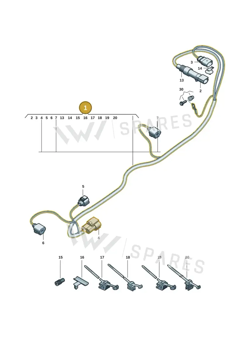 8B2971111E — Audi A5 Limousine (2024-2025) diagram 8wk972750, position 1