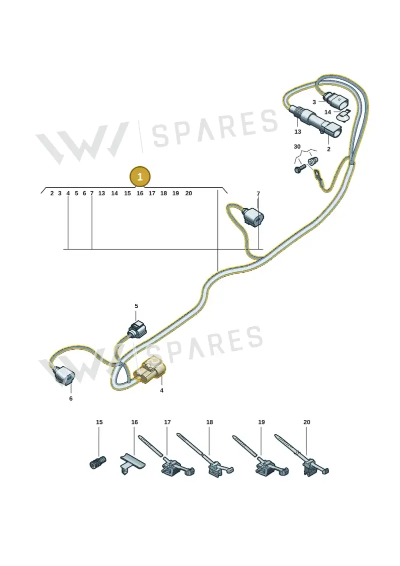 8B2971111F — Audi A5 Limousine (2024-2025) diagram 8wk972750, position 1