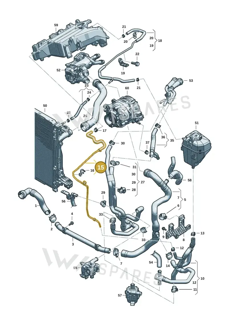 8B3121081G — Audi A5 Limousine (2024-2025) diagram 8wk121060, position 15