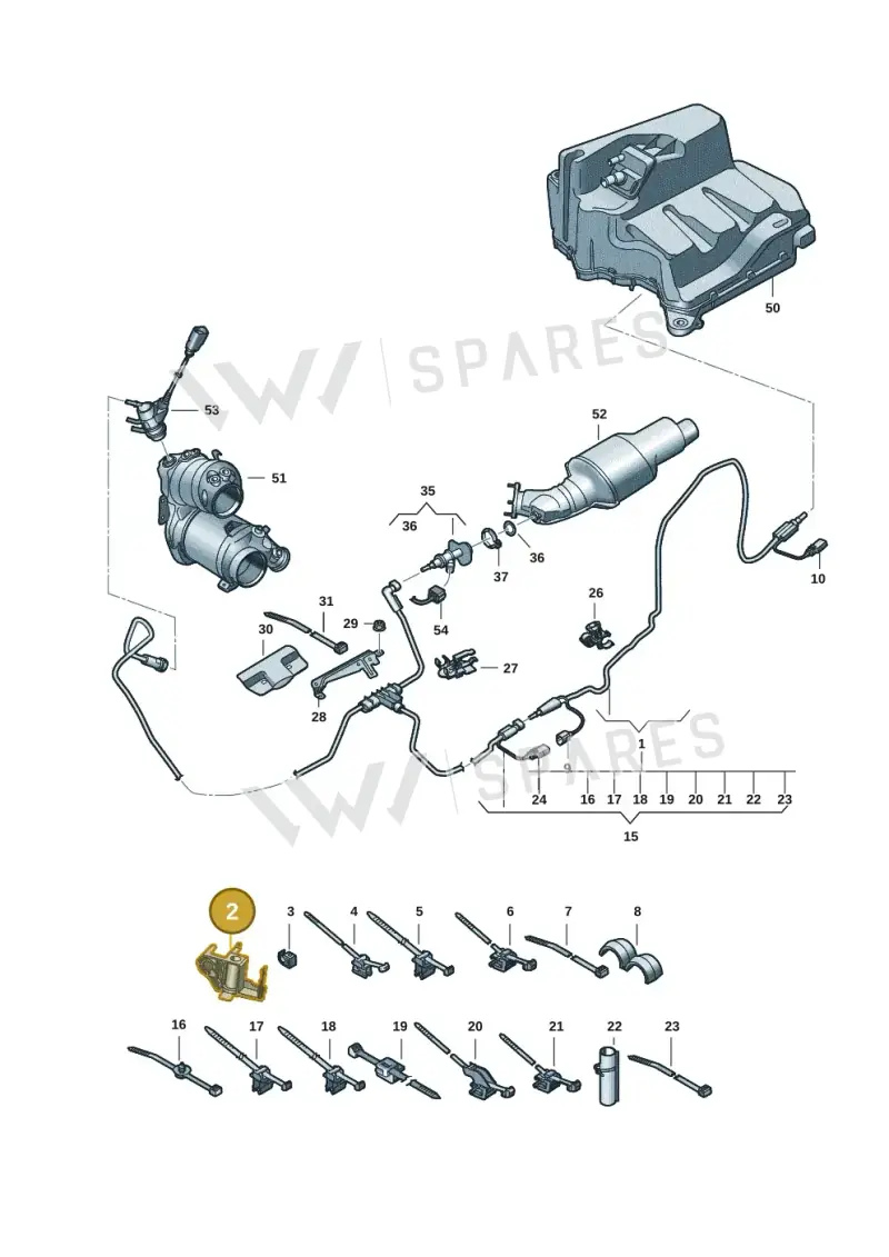 8B3131561A — Audi A5 Limousine (2024-2025) diagram 8wh201500, position 2