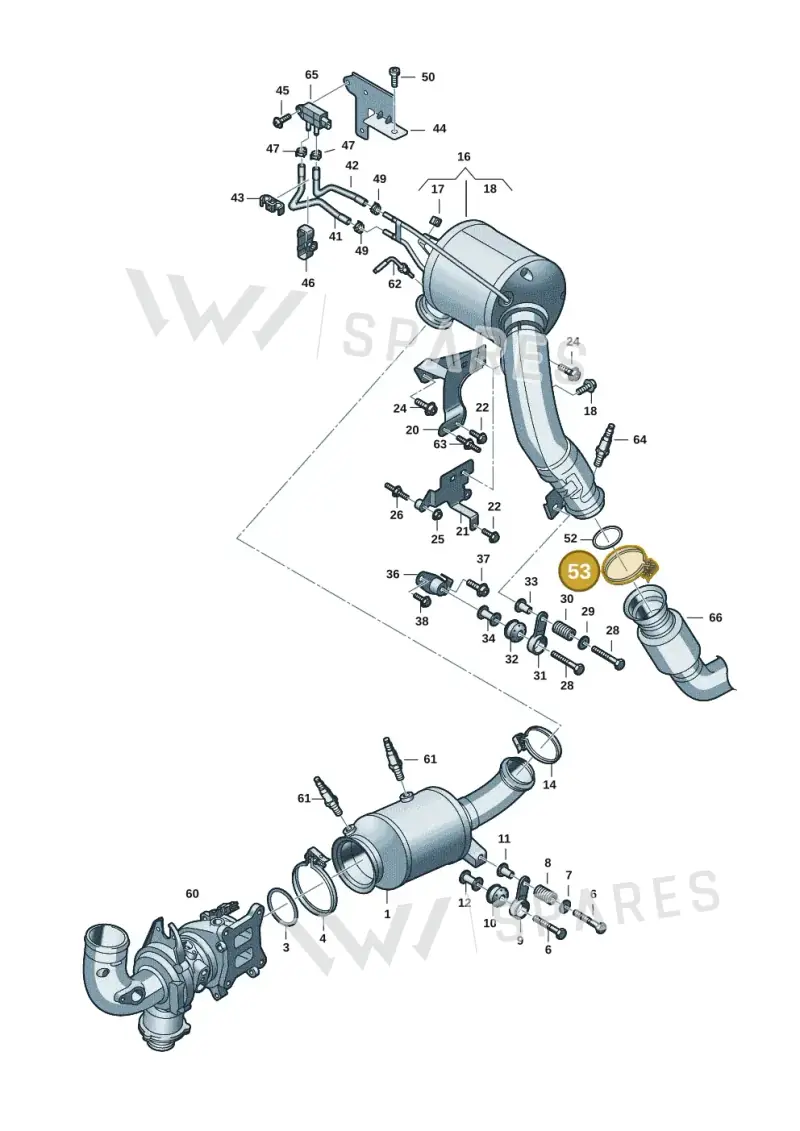 8B3253725G — Audi A5 Limousine (2024-2025) diagram 8wk253340, position 53