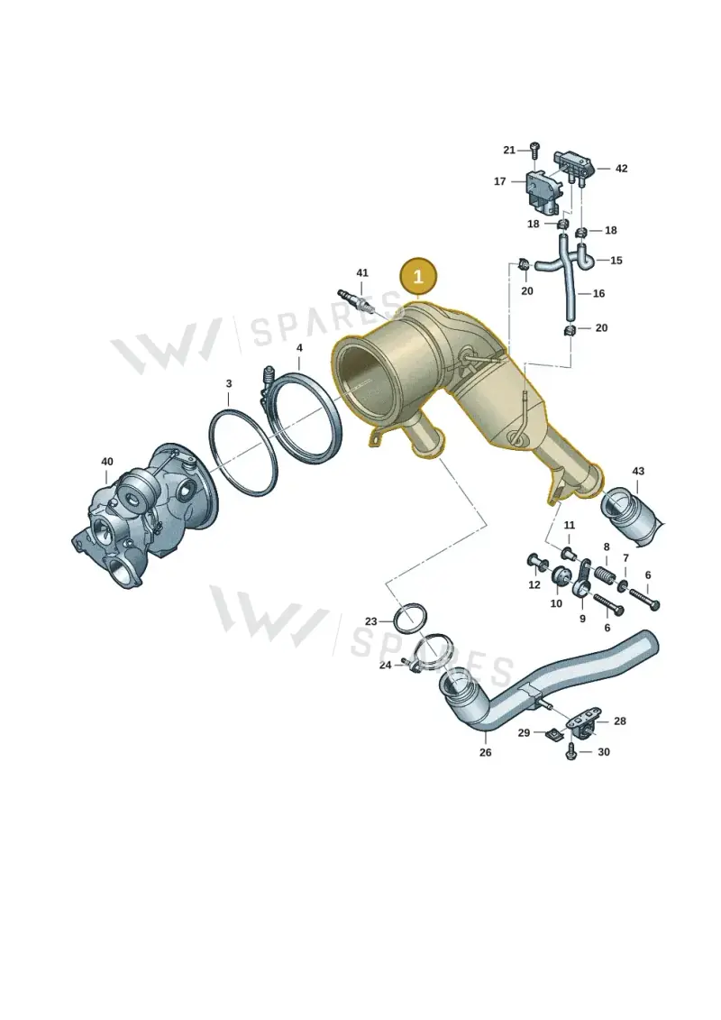 8B3254800H — Audi A5 Limousine (2024-2025) diagram 8wk253440, position 1