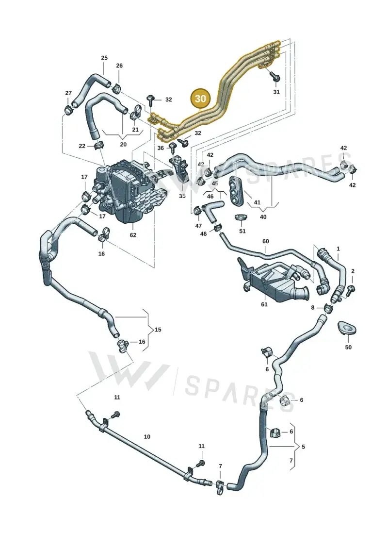 8B3265235AD — Audi A5 Limousine (2024-2025) diagram 8wk121080, position 30