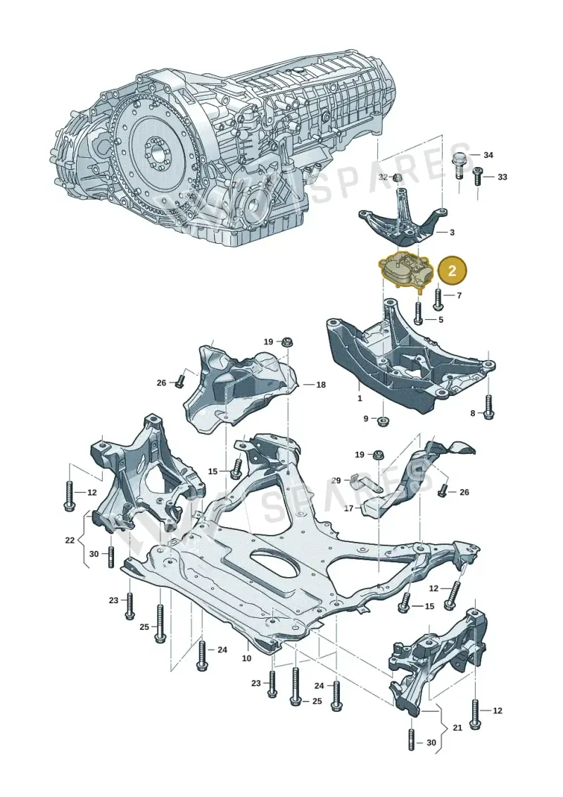 8B3399153BG — Audi A5 Limousine (2024-2025) diagram 8wk399100, position 2