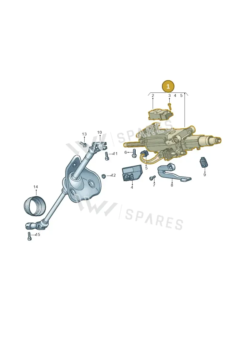 8B3419502B — Audi A5 Limousine (2024-2025) diagram 439419050, position 1