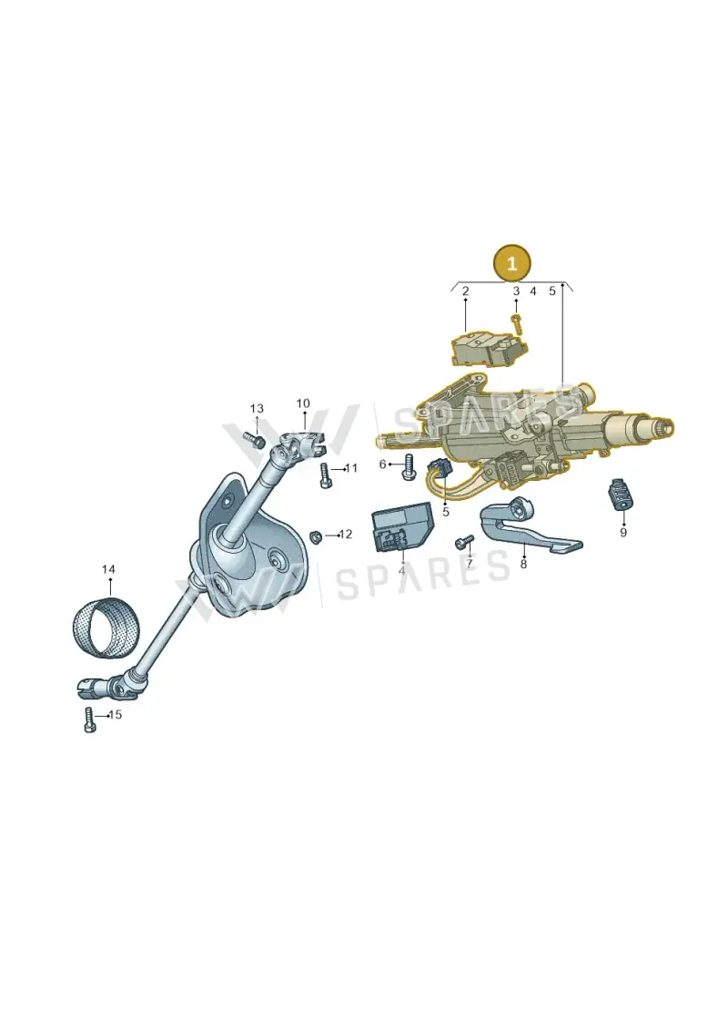 8B3419502 — Audi A5 Limousine (2024-2025) diagram 439419050, position 1