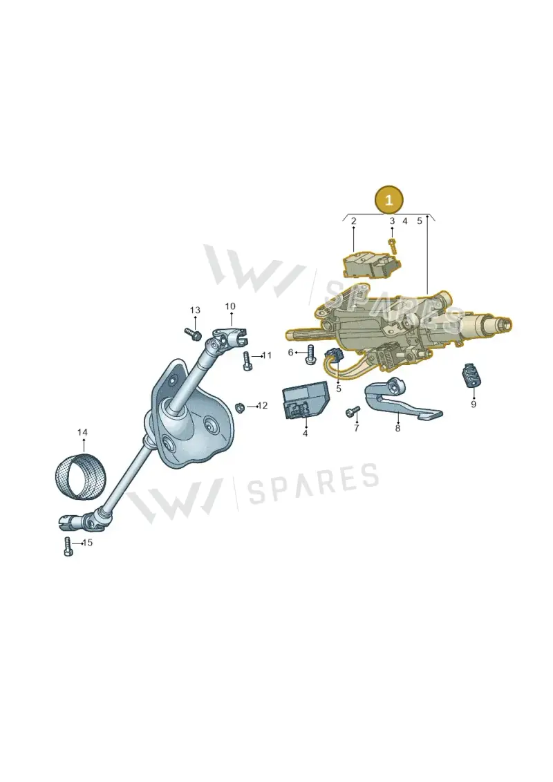 8B3419506D — Audi A5 Limousine (2024-2025) diagram 439419050, position 1