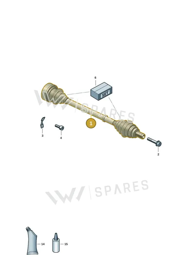 8B3501204 — Audi A5 Limousine (2024-2025) diagram 8wk501000, position 1