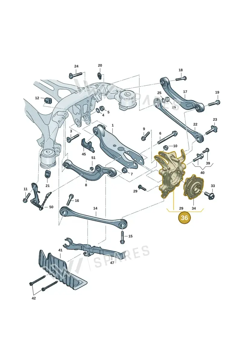 8B3505432F — Audi A5 Limousine (2024-2025) diagram 8wk505300, position 36