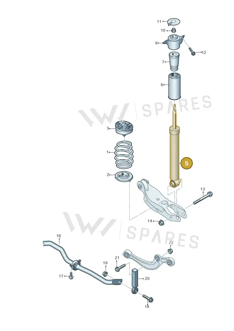 8B3513035BA — Audi A5 Limousine (2024-2025) diagram 859511000, position 5