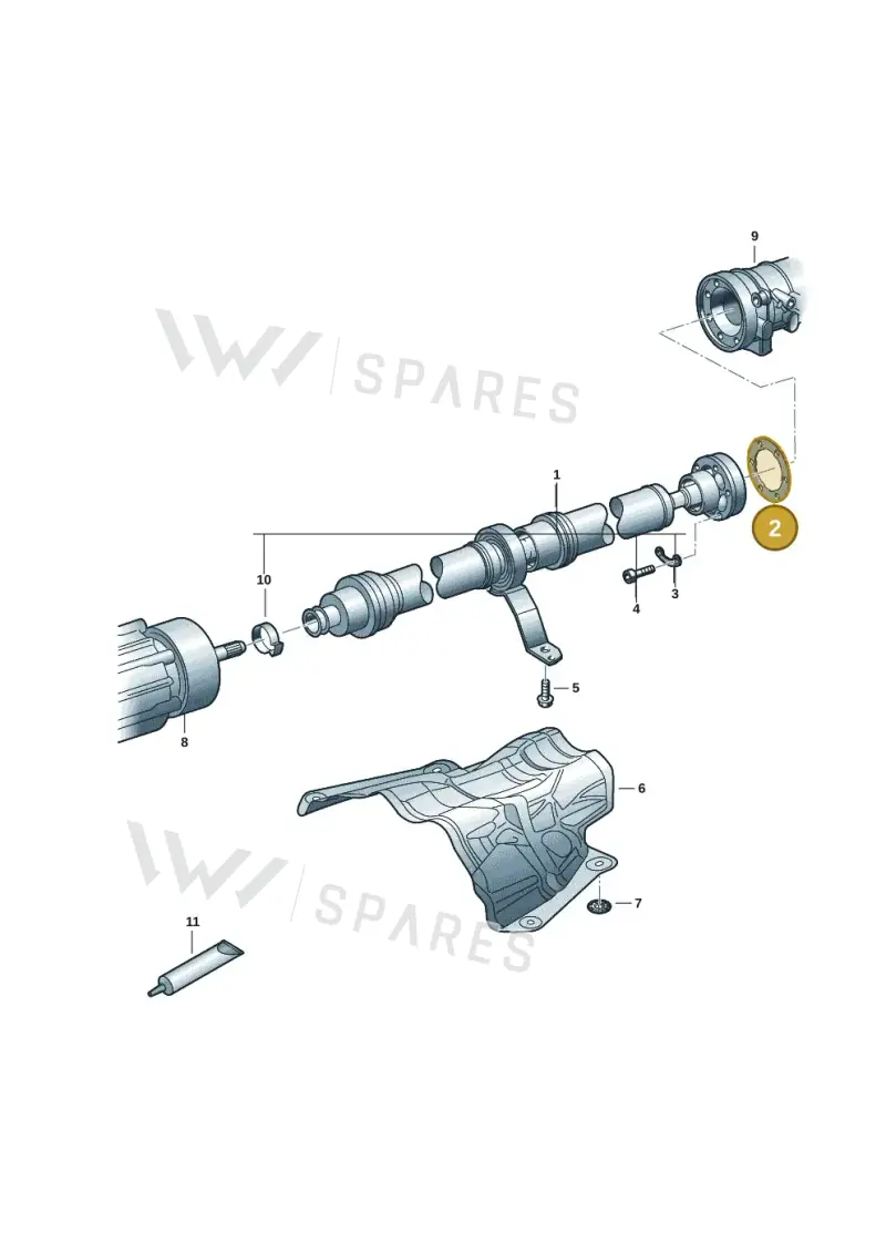 8B3521142 — Audi A5 Limousine (2024-2025) diagram 8wk521000, position 2