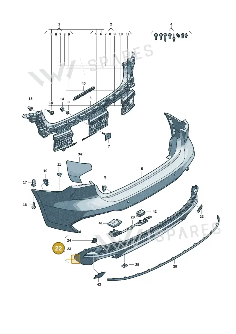 8B3807521B3HK — Audi A5 Limousine (2024-2025) diagram 8wk807600, position 22