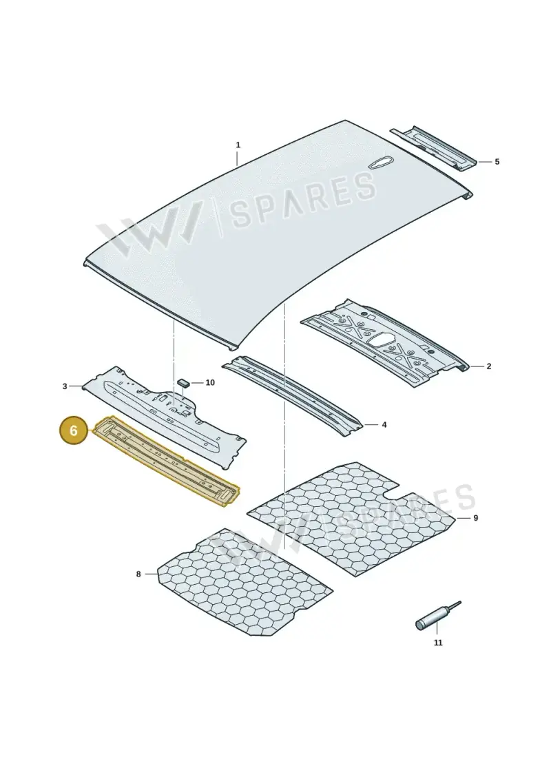 8B3817945 — Audi A5 Avant (2024-2025) diagram 8wk817000, position 6