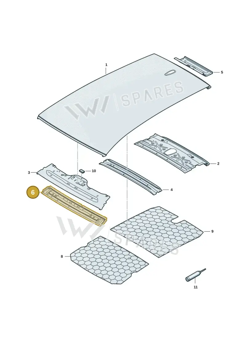 8B3817981 — Audi A5 Avant (2024-2025) diagram 8wk817000, position 6