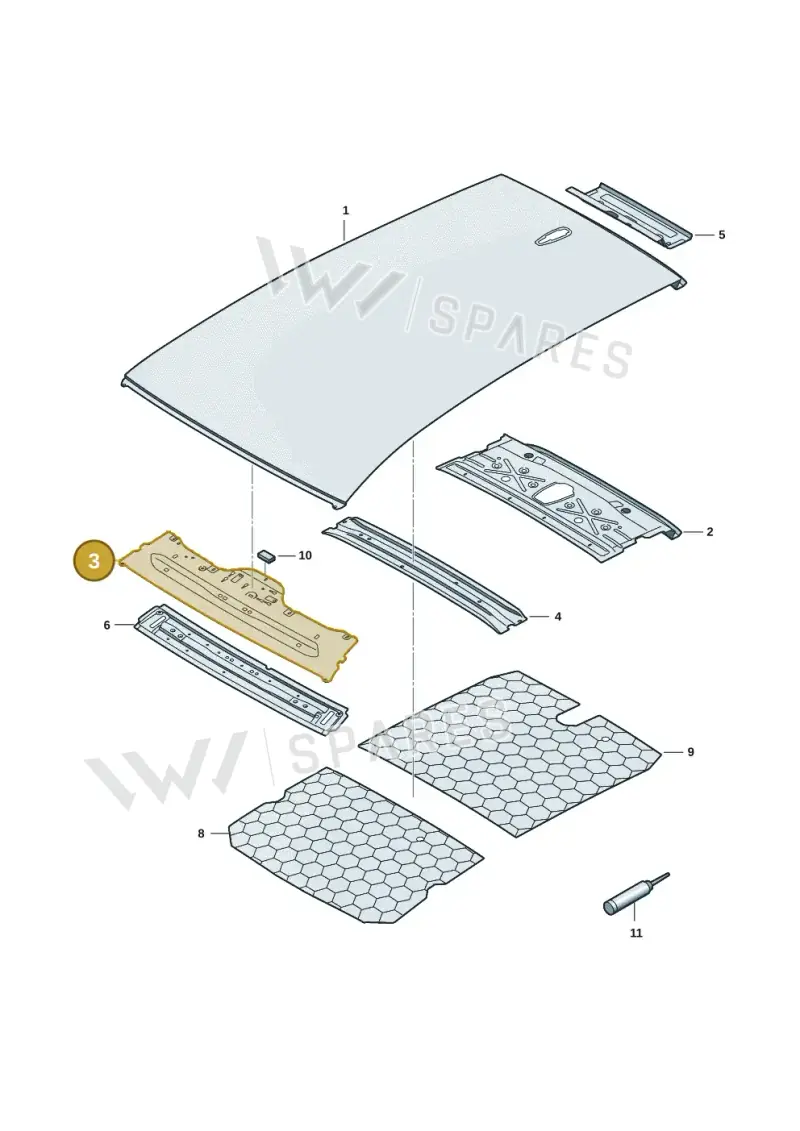 8B3817989 — Audi A5 Avant (2024-2025) diagram 8wk817000, position 3