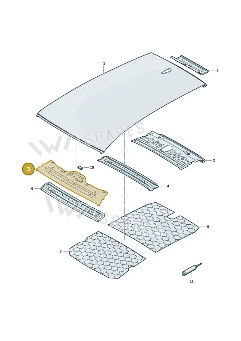 8B3817989A — Audi A5 Avant (2024-2025) diagram 8wk817000, position 3