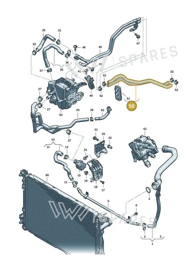 8B3819350B — Audi A5 Limousine (2024-2025) diagram 8wk121080, position 40