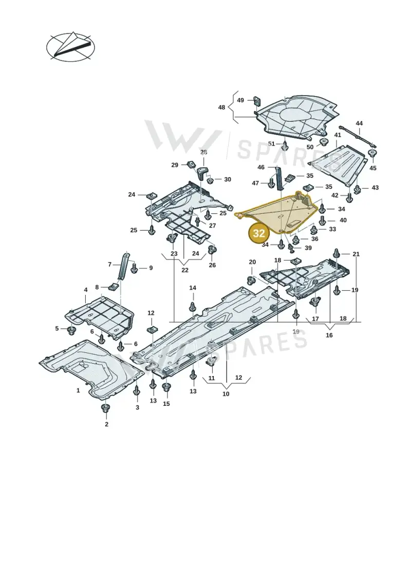8B3825311A — Audi A5 Limousine (2024-2025) diagram 8wk825000, position 32