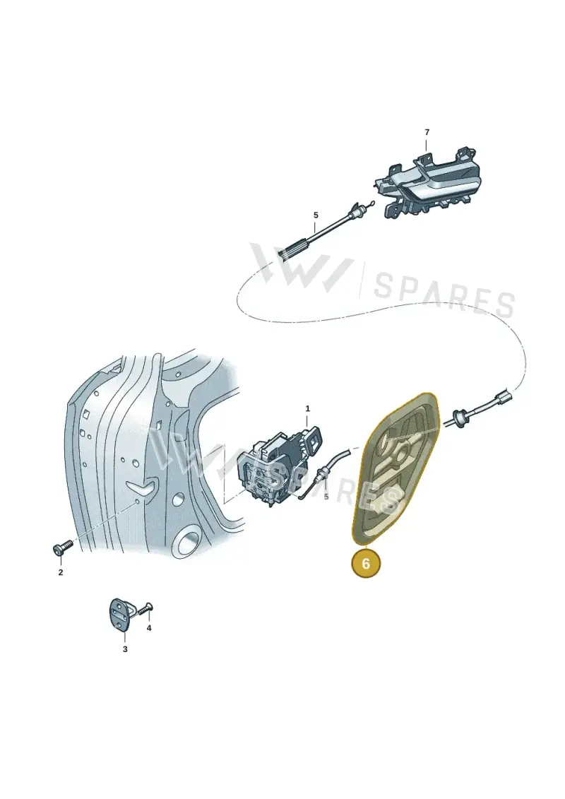 8B3837915 — Audi A5 Limousine (2024-2025) diagram 8wk837030, position 6