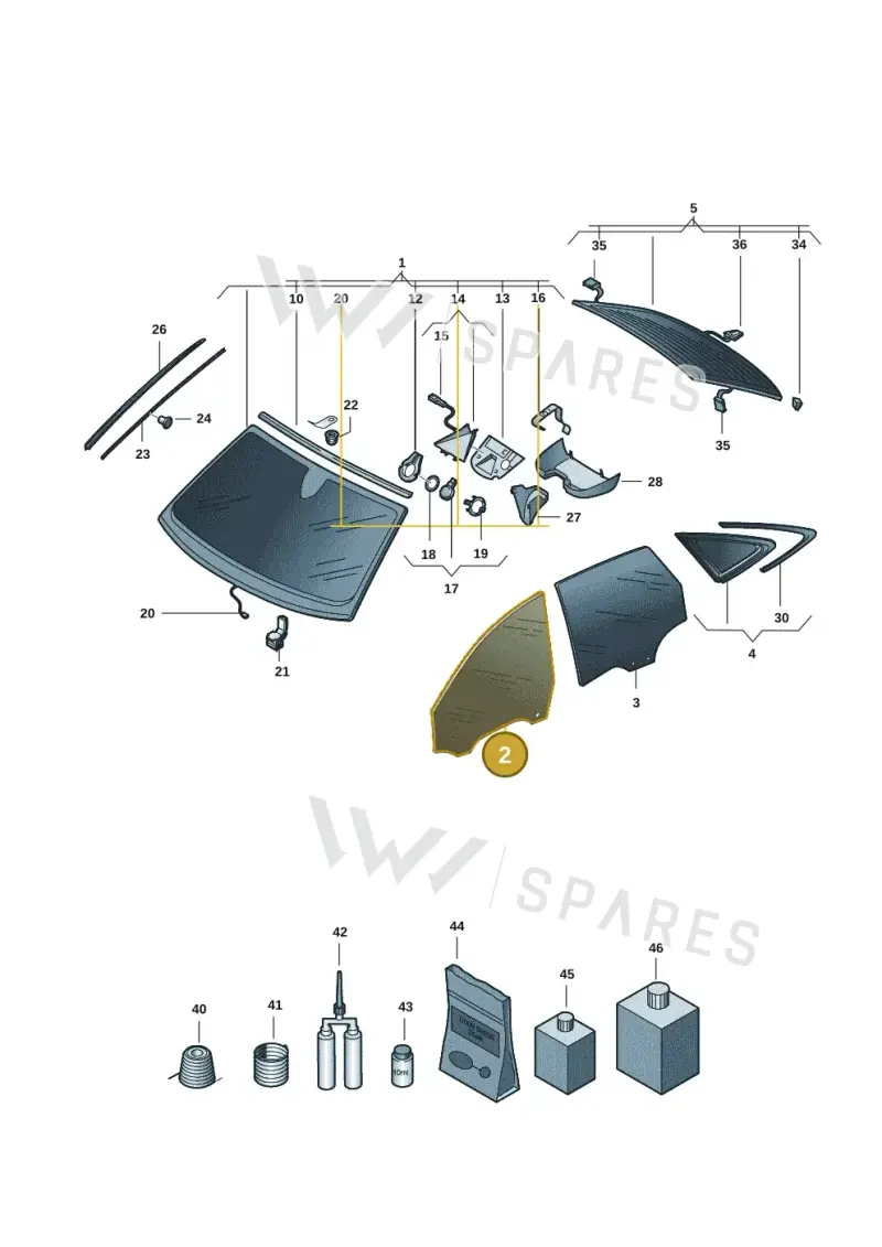 8B3845022 — Audi A5 Limousine (2024-2025) diagram 8wh845000, position 2