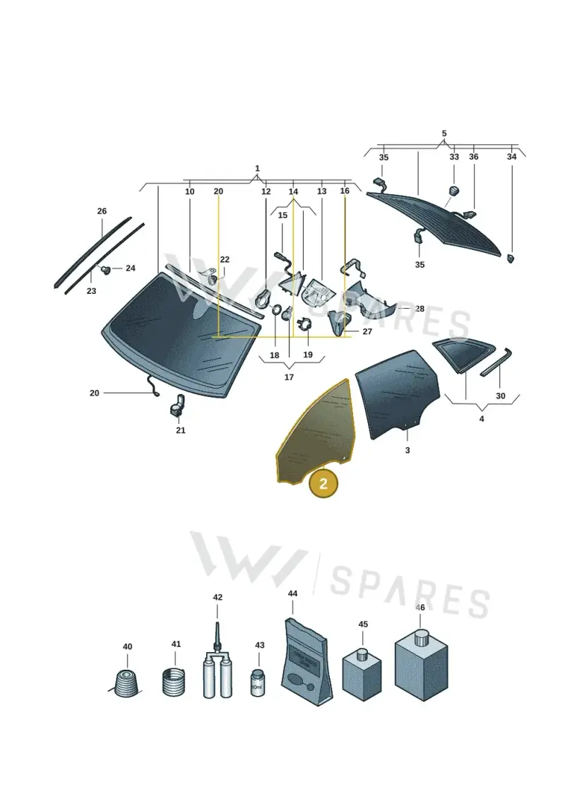 8B3845202 — Audi A5 Avant (2024-2025) diagram 8wk845000, position 2