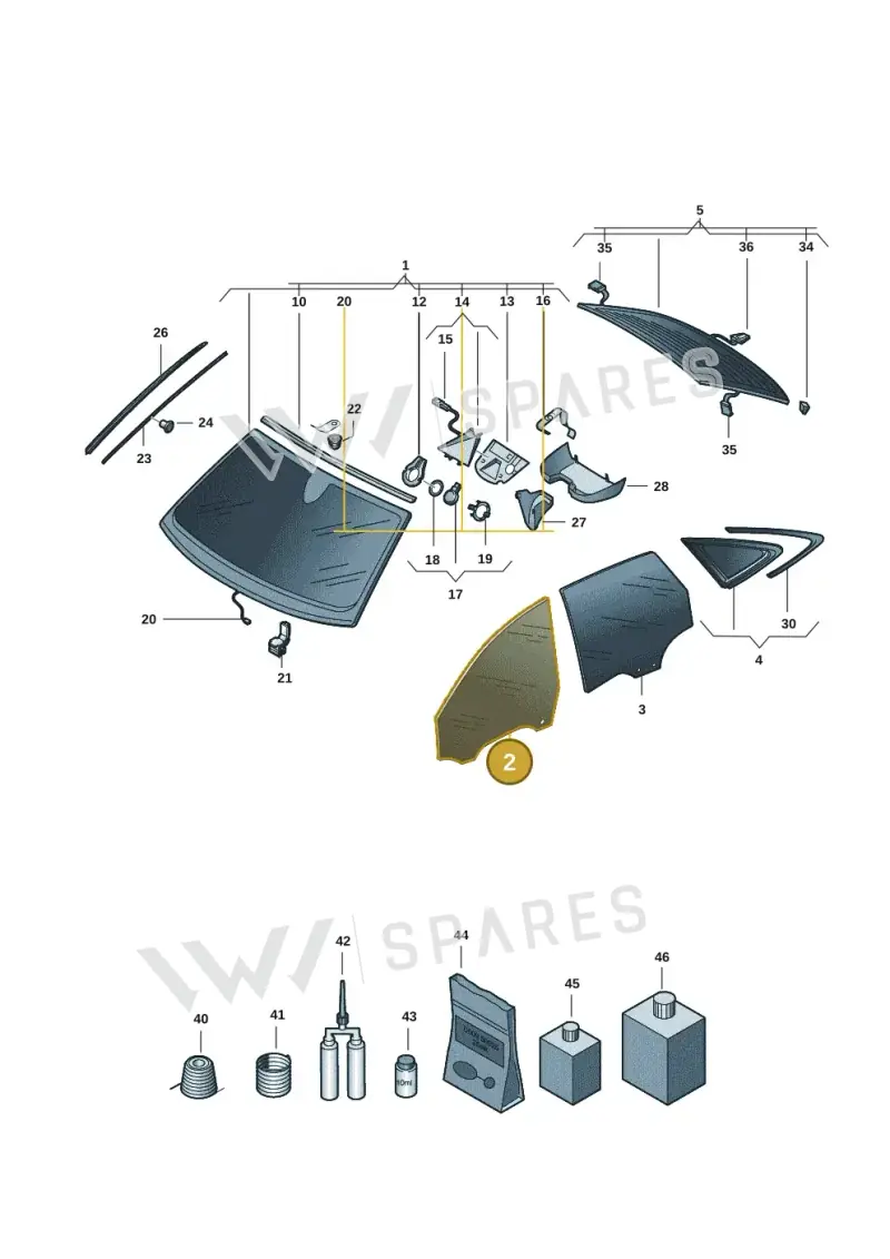 8B3845202 — Audi A5 Limousine (2024-2025) diagram 8wh845000, position 2