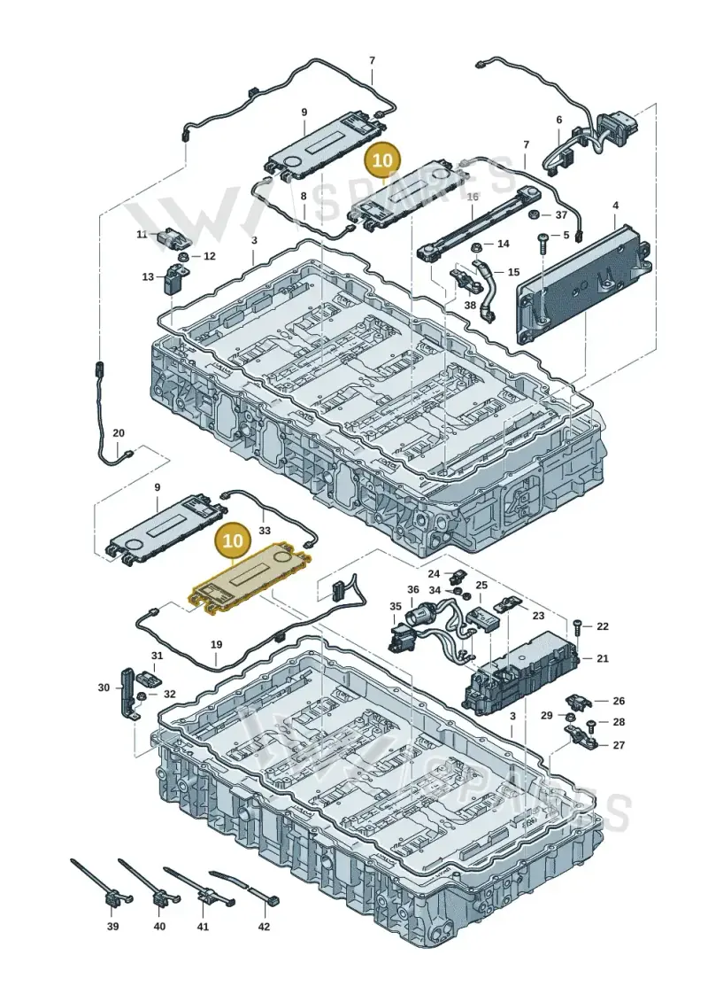 8B3915115D — Audi Q8 (2018-2025) diagram 429915500, position 10