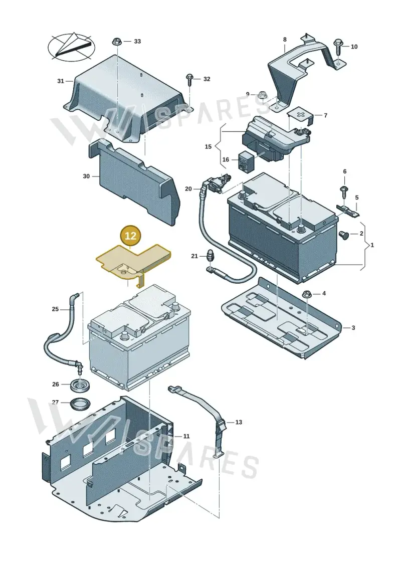 8B3915429 — Audi A5 Limousine (2024-2025) diagram 8wh915000, position 12