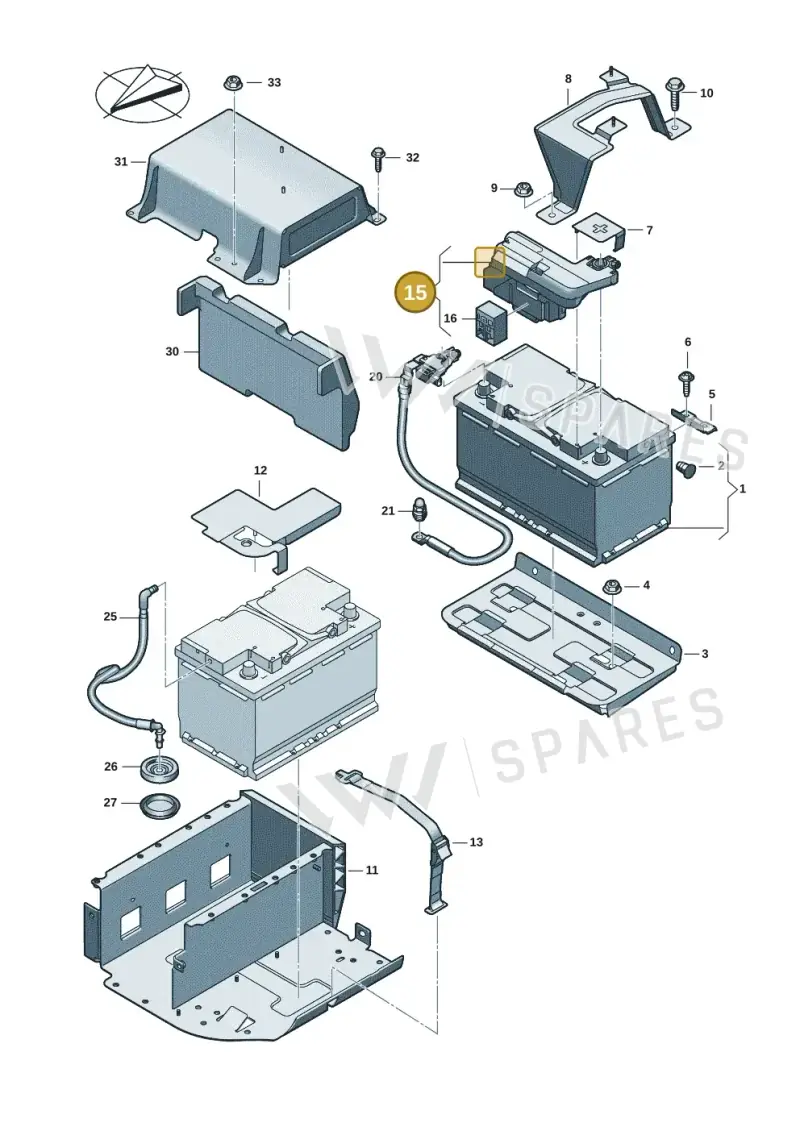 8B3915459C — Audi A5 Limousine (2024-2025) diagram 8wh915000, position 15