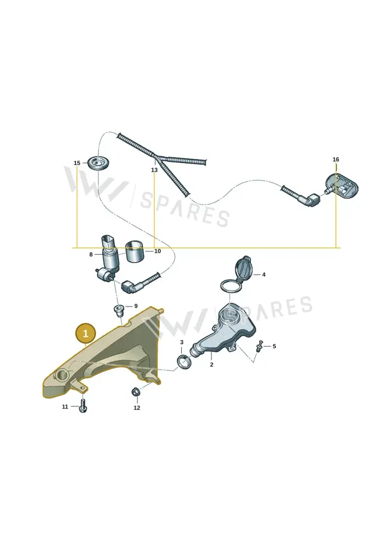 8B3955453 — Audi A5 Limousine (2024-2025) diagram 8wk955010, position 1
