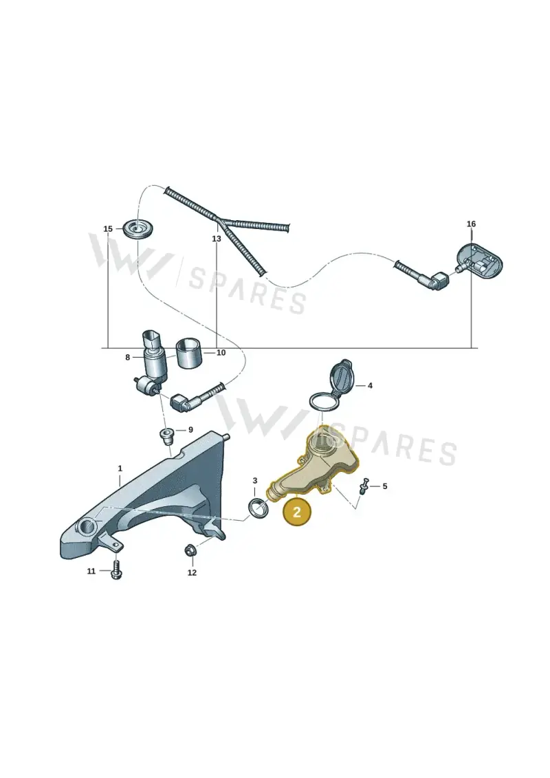 8B3955463 — Audi A5 Limousine (2024-2025) diagram 8wk955010, position 2