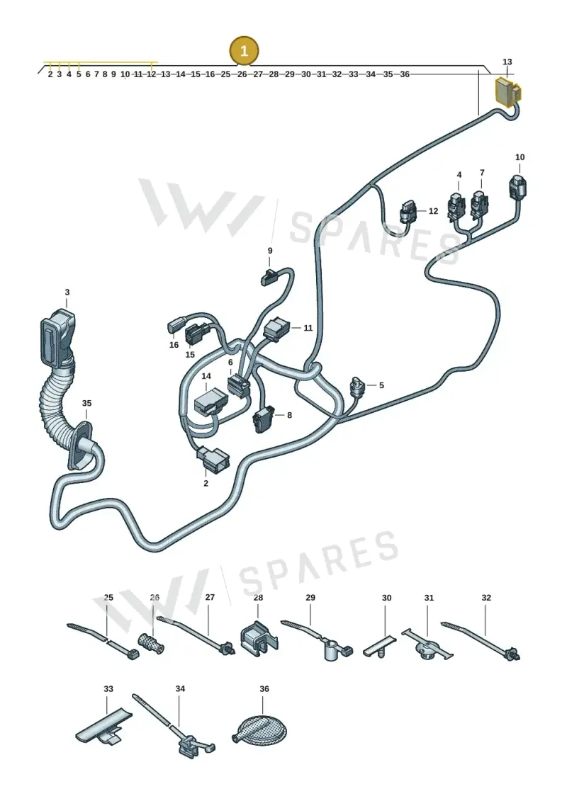 8B3971029CF — Audi A5 Limousine (2024-2025) diagram 8wk972330, position 1