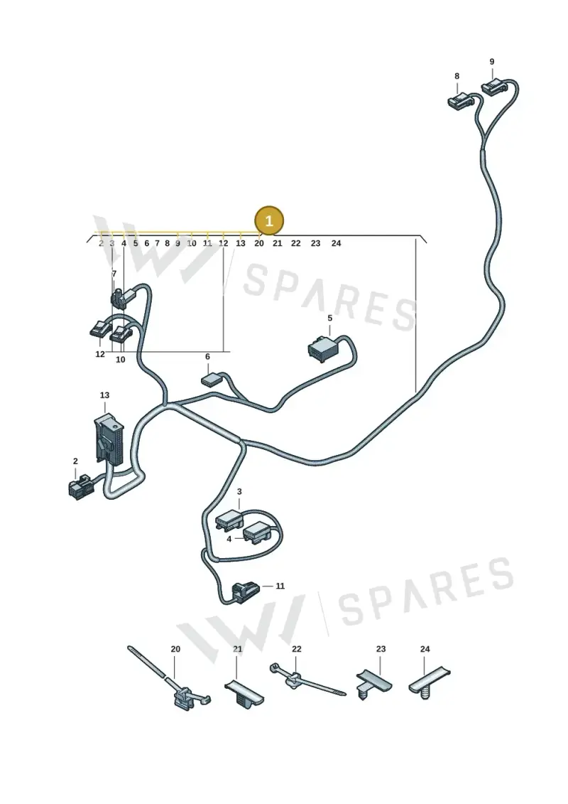 8B3971035AS — Audi A5 Limousine (2024-2025) diagram 8wk972400, position 1