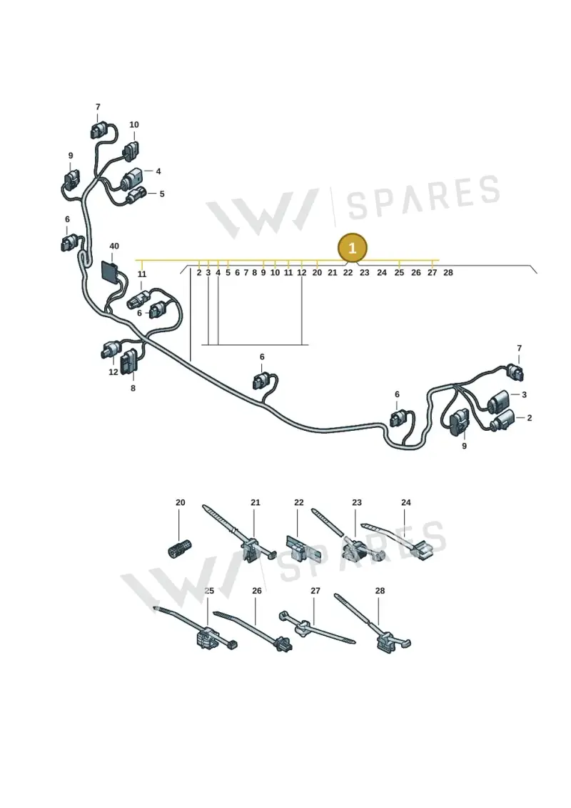 8B3971095AM — Audi A5 Limousine (2024-2025) diagram 8wk972700, position 1