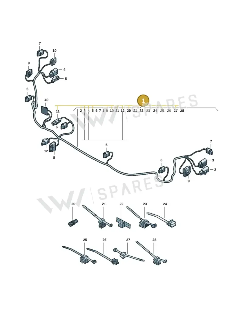 8B3971095BM — Audi A5 Limousine (2024-2025) diagram 8wk972700, position 1