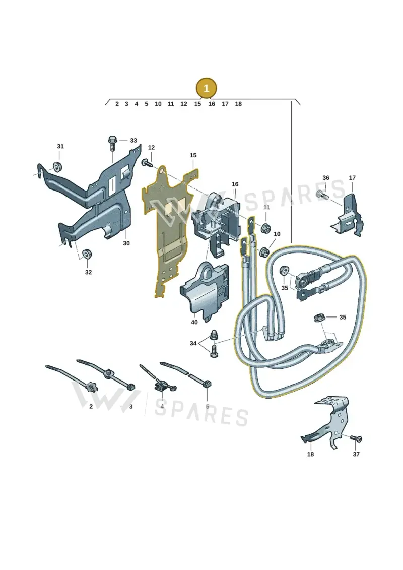 8B3971225H — Audi A5 Limousine (2024-2025) diagram 8wk972080, position 1