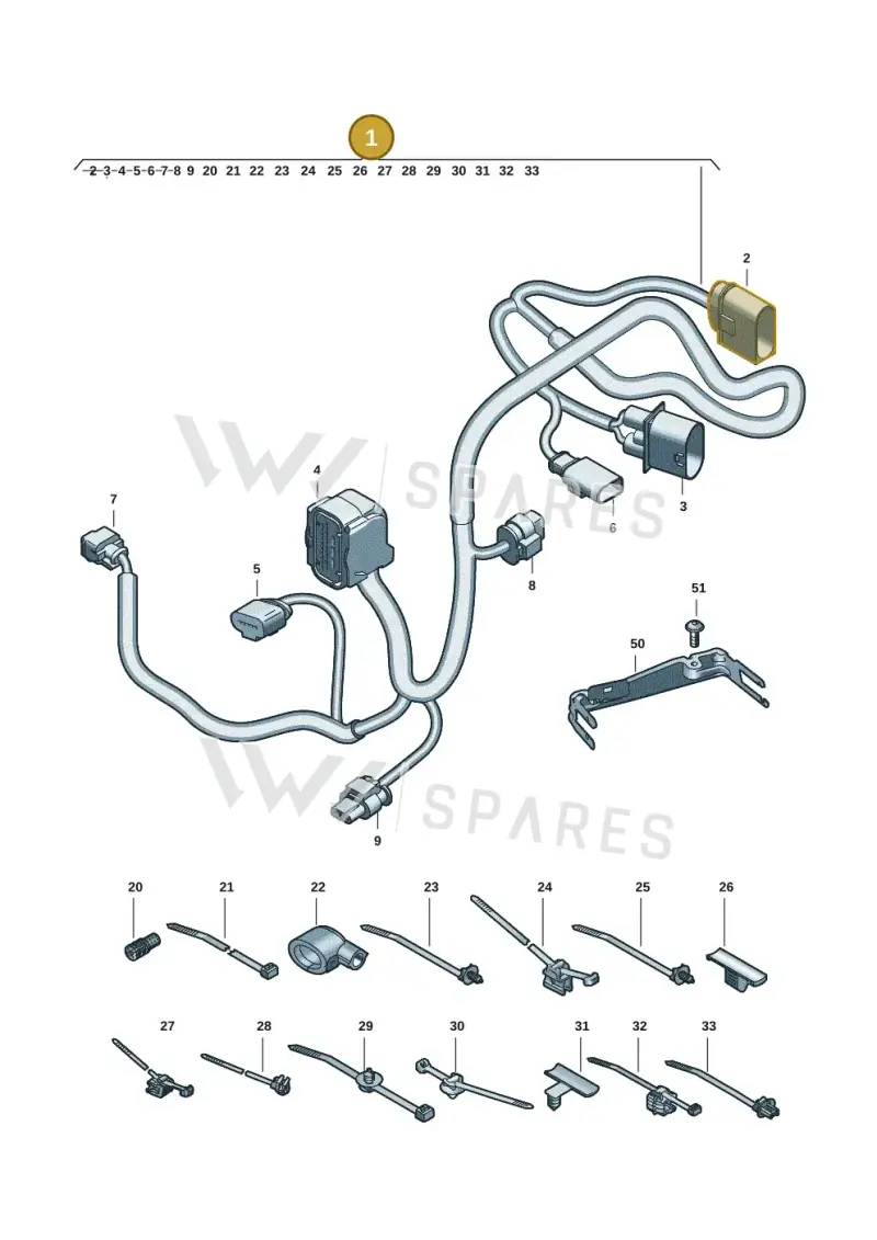 8B3971499 — Audi A5 Limousine (2024-2025) diagram 8wk972810, position 1