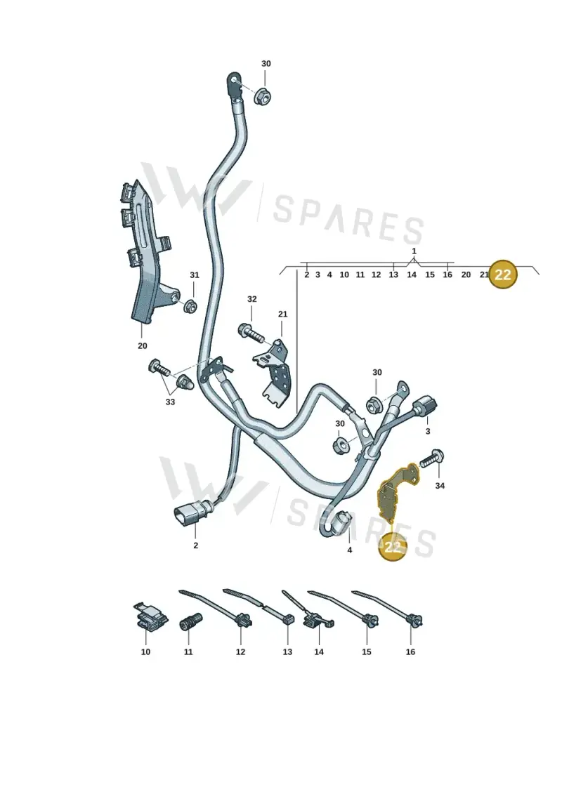 8B3971502E — Audi A5 Limousine (2024-2025) diagram 8wk972050, position 22