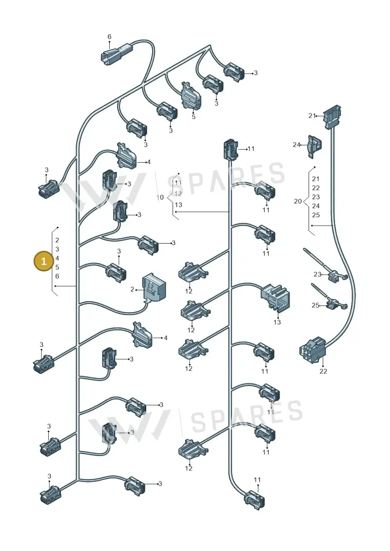 8B3971569F — Audi RS Q8 Quattro (2019-) diagram 859972700, position 1