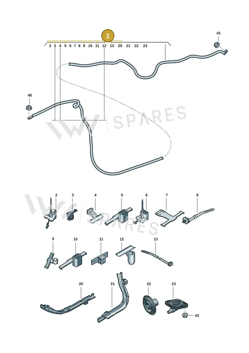 8B3971793F — Audi A5 Limousine (2024-2025) diagram 8wk972000, position 1