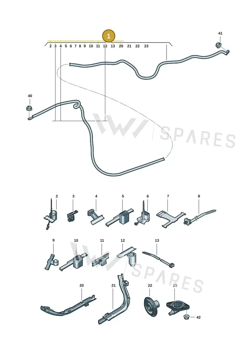 8B3971793H — Audi A5 Limousine (2024-2025) diagram 8wk972000, position 1
